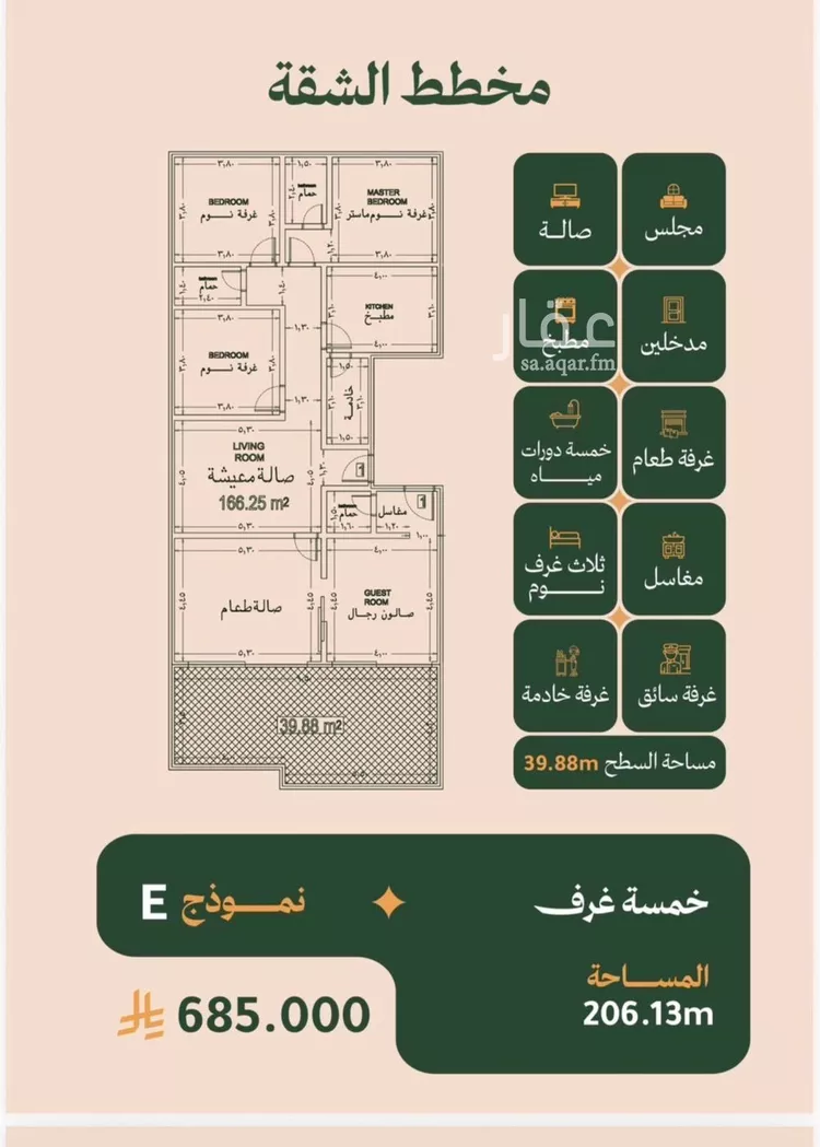 شقة للبيع في شارع عمر الخزاعي, حي الفيصلية, مدينة جدة, منطقة مكة المكرمة صورة 4