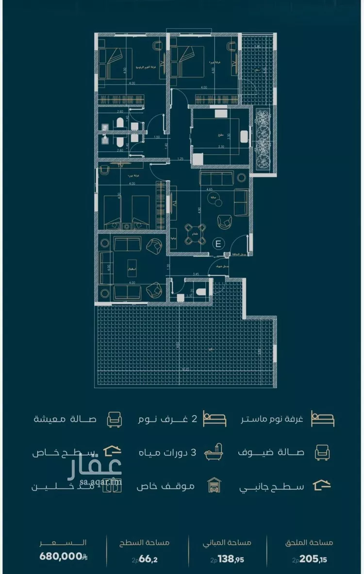 شقة للبيع في شارع الموصلي, حي الفيصلية, مدينة جدة, منطقة مكة المكرمة