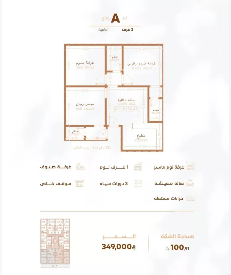 شقة للبيع في شارع أبي القاسم الأنصاري, حي الربوة, مدينة جدة, منطقة مكة المكرمة صورة 2
