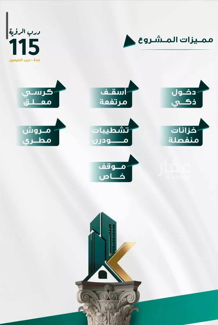 شقة للبيع في شارع ابو ذر الغفاري, حي الفيحاء, مدينة جدة, منطقة مكة المكرمة