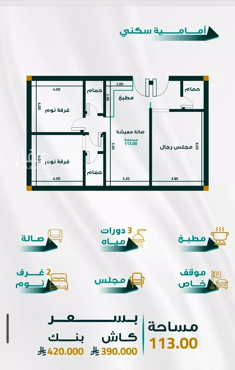 شقة للبيع في شارع ابو ذر الغفاري, حي الفيحاء, مدينة جدة, منطقة مكة المكرمة صورة 5