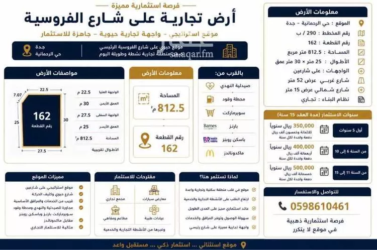 Land for Rent in Jeddah Ar Rahmaniyah صورة 2