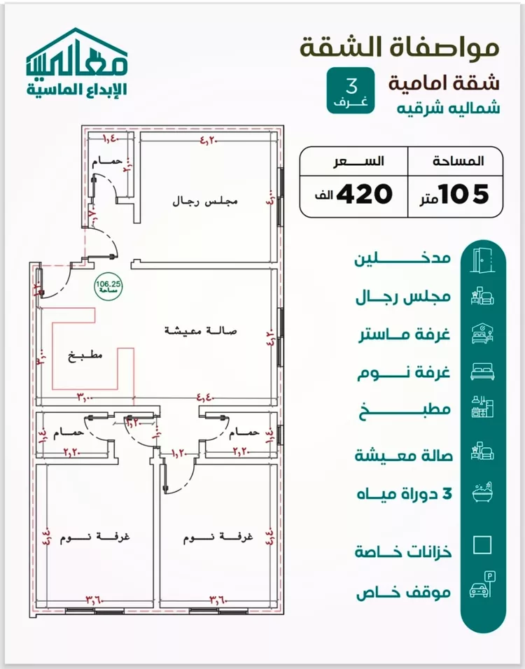 Apartment for Sale in Jeddah An Nuzhah