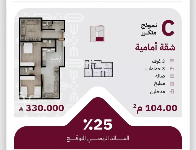 شقة للبيع في شارع عثمان ابن عوف, حي الريان, مدينة جدة, منطقة مكة المكرمة صورة 2