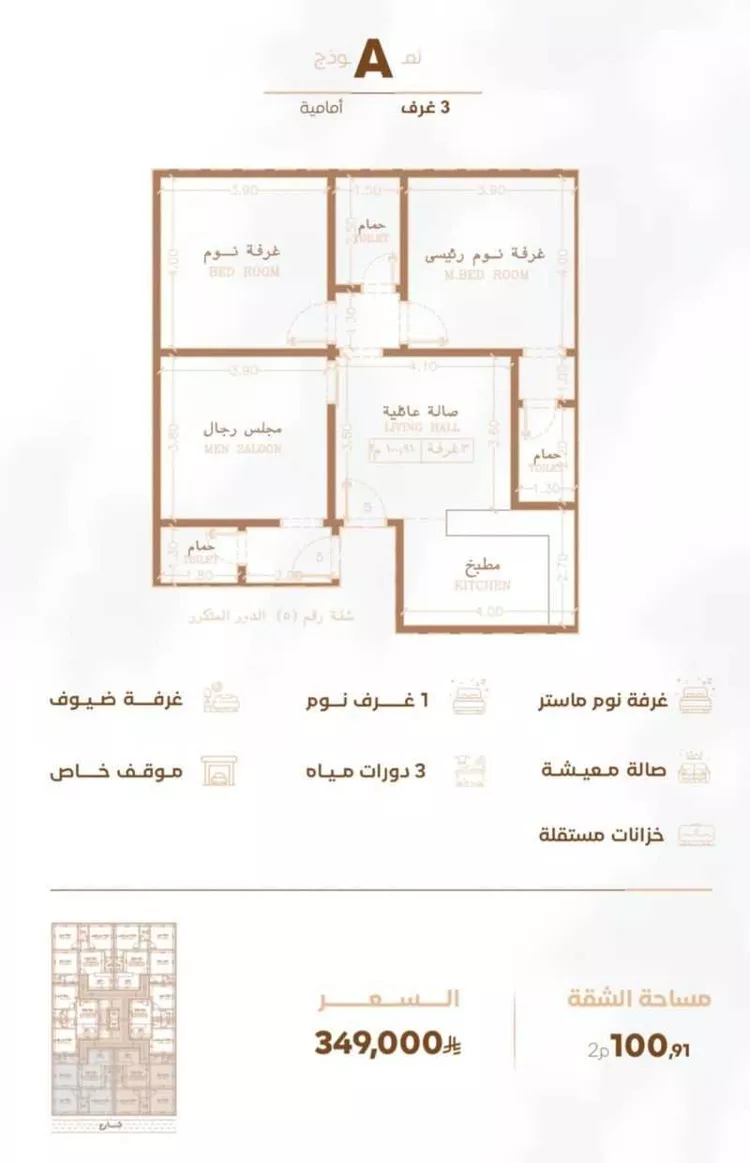 شقة للبيع في شارع أبي القاسم الأنصاري, حي الربوة, مدينة جدة, منطقة مكة المكرمة
