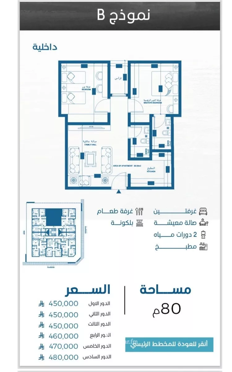 شقة للبيع في شارع الوطن الاكبر, حي الرويس, مدينة جدة, منطقة مكة المكرمة 10