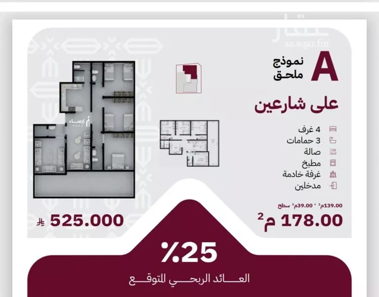 شقة للبيع في شارع عثمان ابن عوف, حي الريان, مدينة جدة, منطقة مكة المكرمة صورة 2