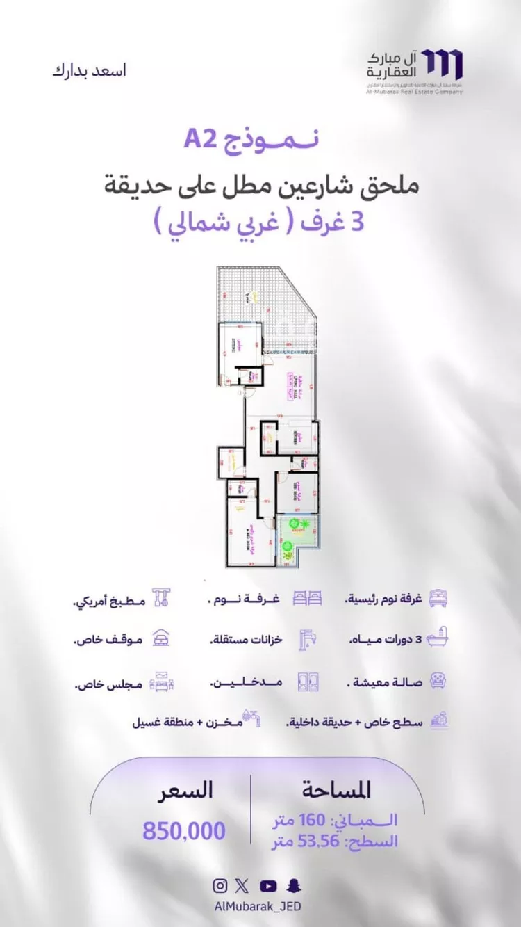 شقة للبيع في شارع الكاسب, حي المروة, مدينة جدة, منطقة مكة المكرمة 10