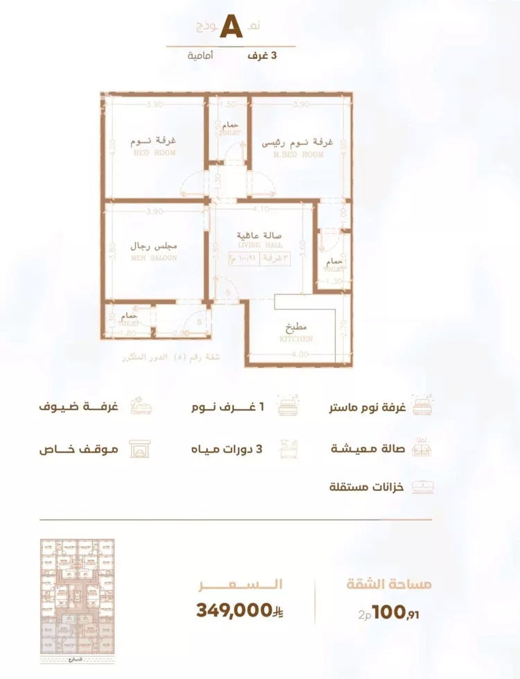 شقة للبيع في شارع عبدالكريم الرافعي, حي الربوة, مدينة جدة, منطقة مكة المكرمة صورة 2