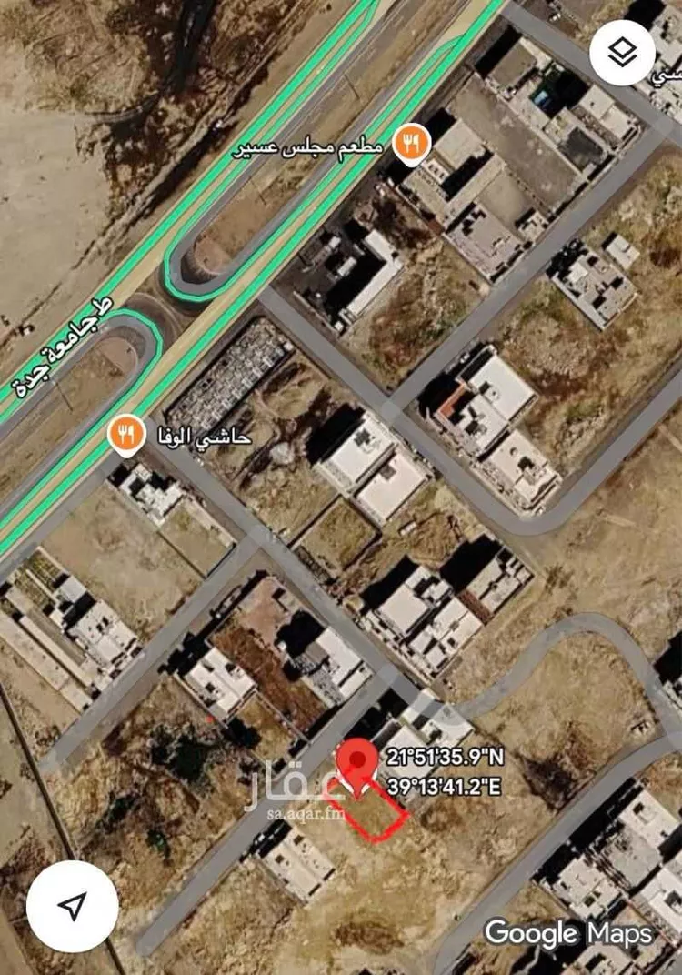 أرض للبيع في شارع الوفاء 132, حي الوفاء, مدينة جدة, منطقة مكة المكرمة