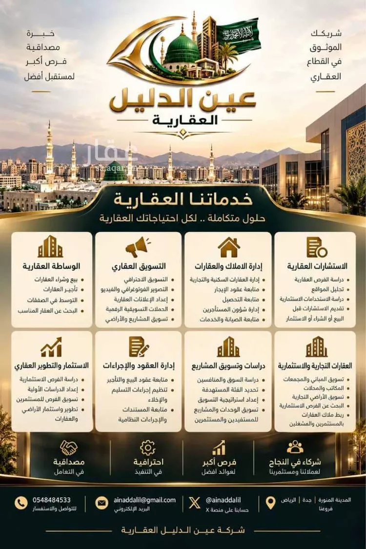 أرض للبيع في شارع طريق الأمير نايف بن عبدالعزيز, حي الصادقية, مدينة المدينة المنورة, منطقة المدينة المنورة