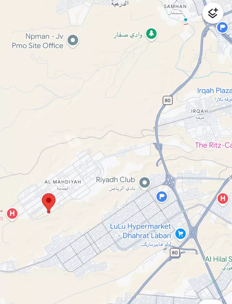 Land for Sale in Riyadh Al Mahdiyah 2