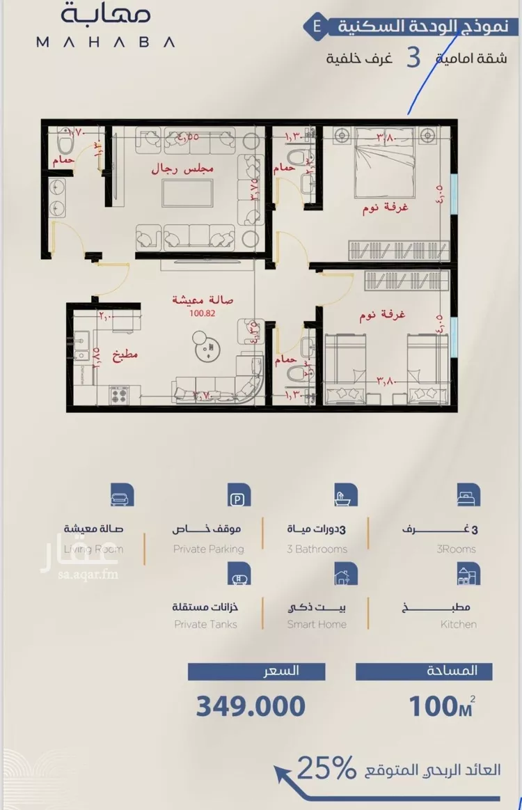 شقة للبيع في شارع شقرون المغراوي, حي الياقوت, مدينة جدة, منطقة مكة المكرمة