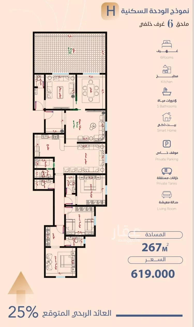 Apartment for Sale in Jeddah Al Yaqout