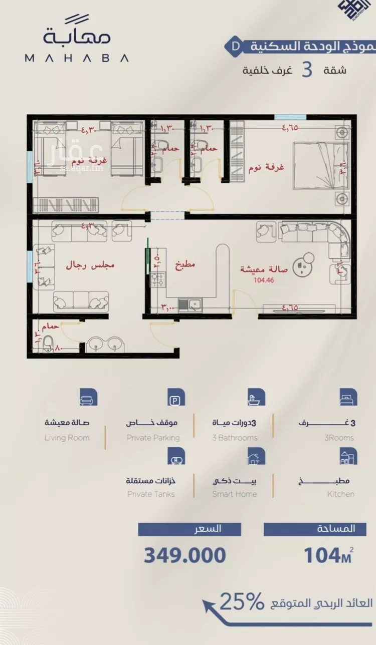 شقة للبيع في شارع برهان الدين الداراني, حي الياقوت, مدينة جدة, منطقة مكة المكرمة صورة 5
