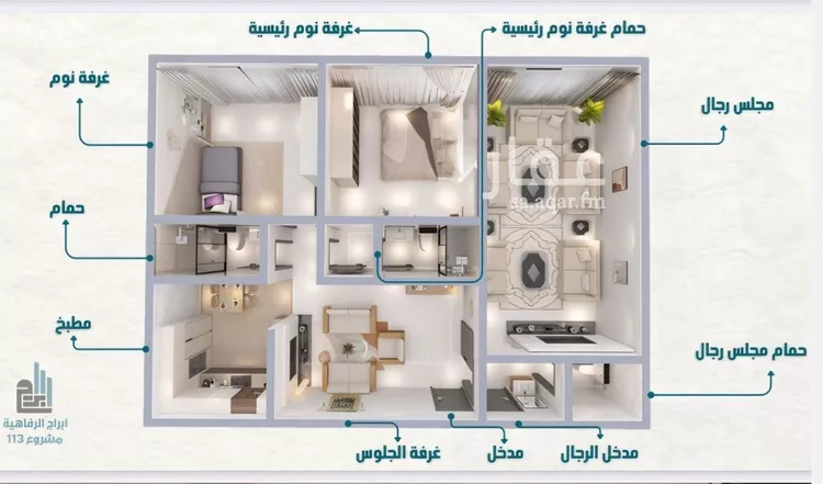 شقة للبيع في شارع الحصين الذبياني, حي الياقوت, مدينة جدة, منطقة مكة المكرمة 22
