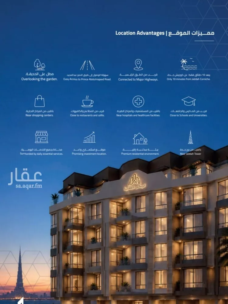 شقة للبيع في شارع الامير عبد المجيد , حي الياقوت, مدينة جدة, منطقة مكة المكرمة صورة 4