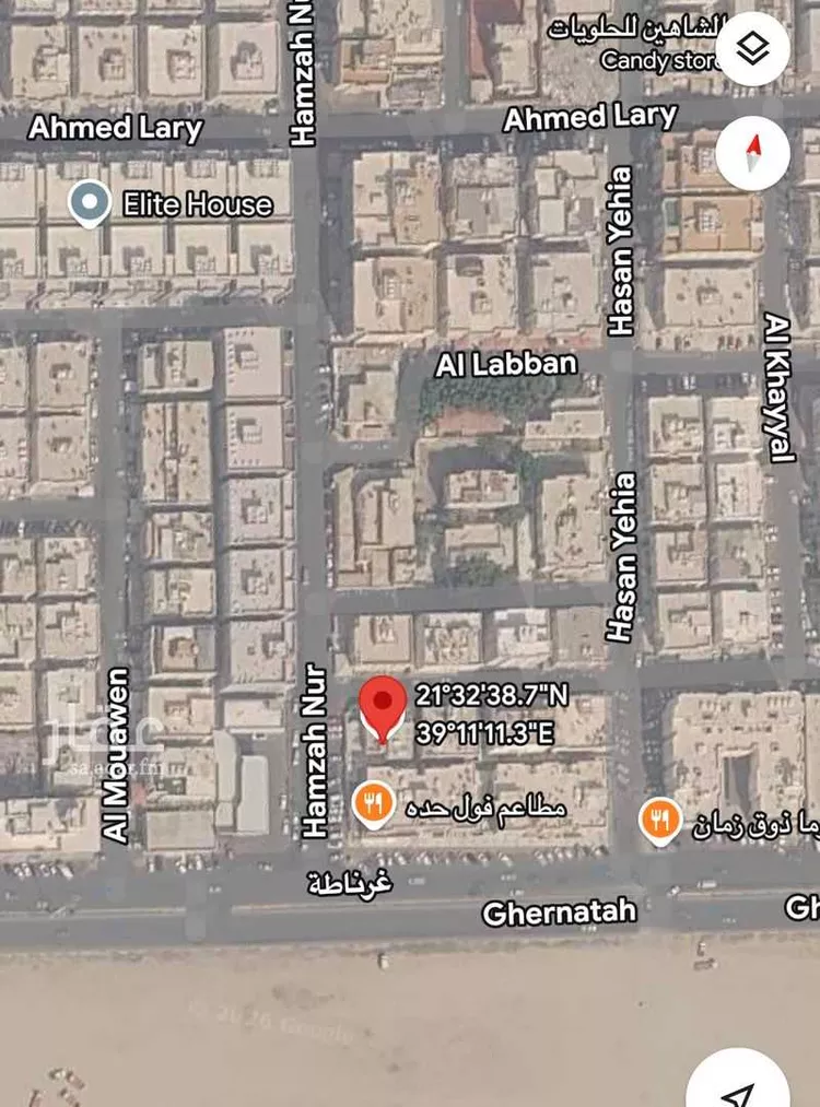 فيلا للبيع في شارع حمزة نور, حي العزيزية, مدينة جدة, منطقة مكة المكرمة