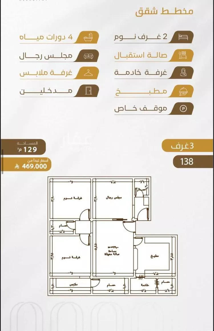 شقة للبيع في شارع سهل بن حنيف, حي الورود, مدينة جدة, منطقة مكة المكرمة صورة 2