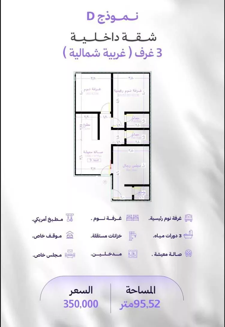 شقة للبيع في شارع عامر بن ابي ربيعه, حي المروة, مدينة جدة, منطقة مكة المكرمة صورة 2