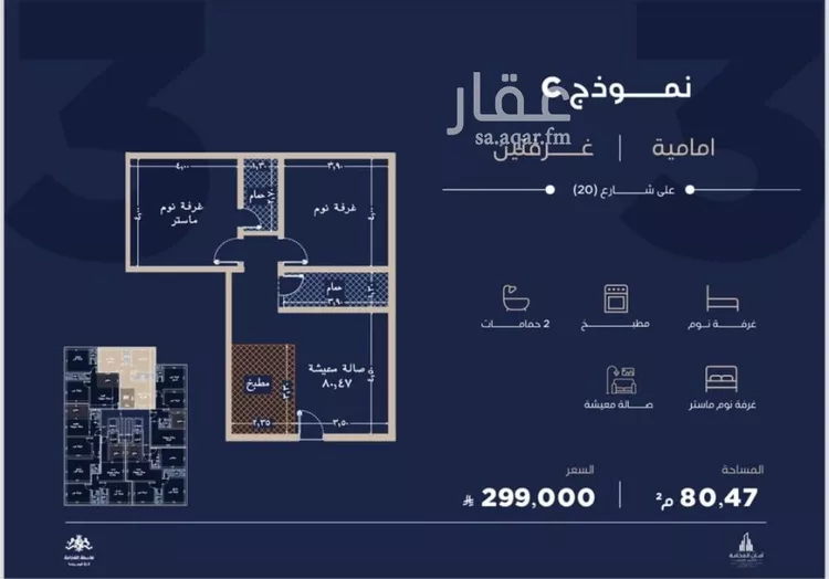 شقة للبيع في شارع احمد بن محمد السديري, حي الياقوت, مدينة جدة, منطقة مكة المكرمة 6