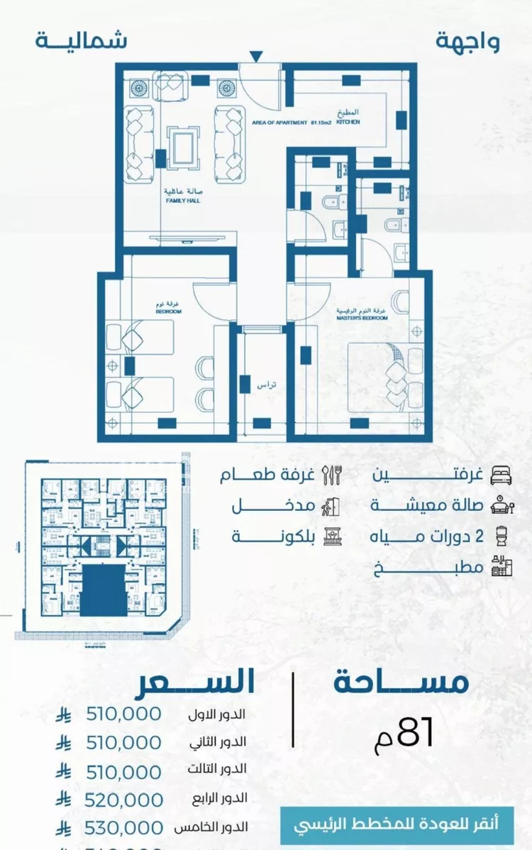 شقة للبيع في شارع الاسكندريه, حي الحمراء, مدينة جدة, منطقة مكة المكرمة صورة 4