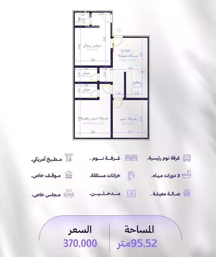 شقة للبيع في شارع احمد بن محمد السديري, حي المروة, مدينة جدة, منطقة مكة المكرمة صورة 2
