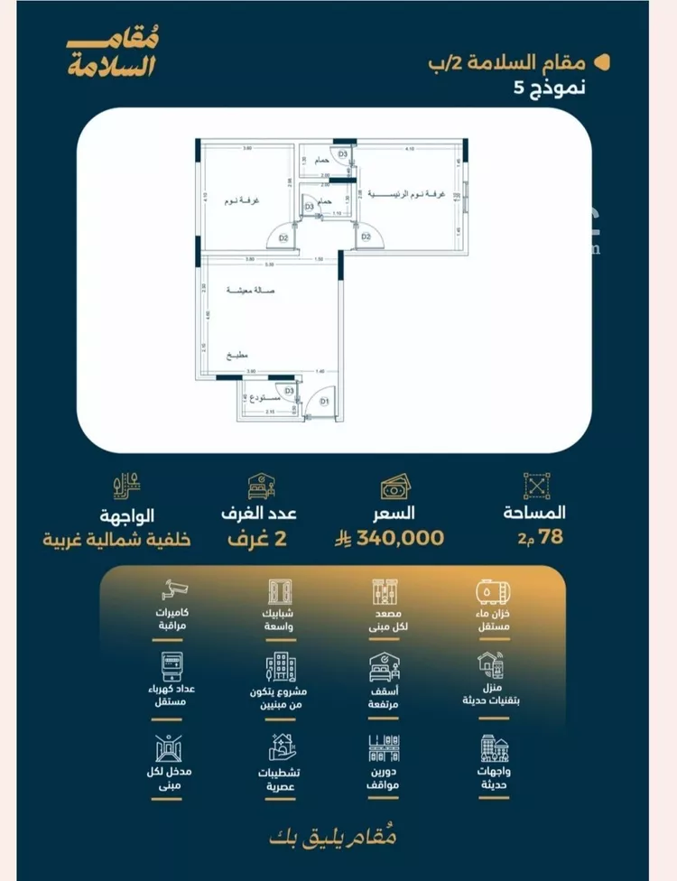 شقة للبيع في شارع حمزه بن عبدالمطلب, حي الشرفية, مدينة جدة, منطقة مكة المكرمة صورة 3