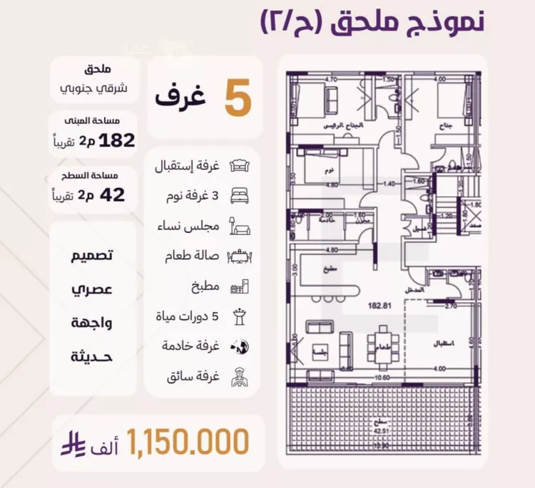 شقة للبيع في شارع امين مدني, حي الروضة, مدينة جدة, منطقة مكة المكرمة 4