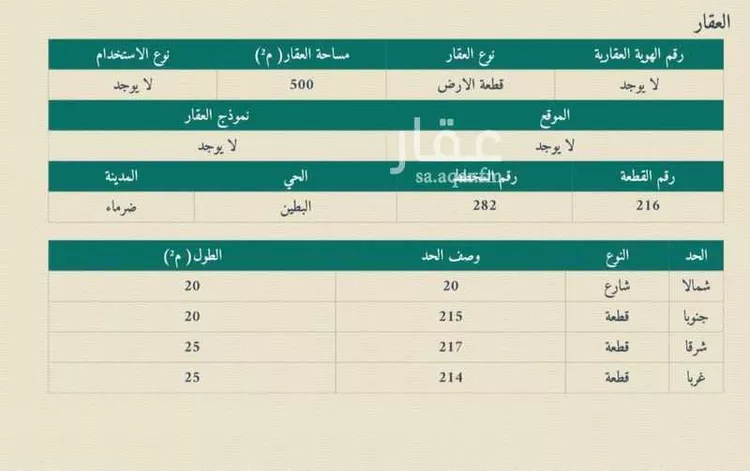 أرض للبيع في شارع البطين 9, حي البطين, مدينة ضرما, منطقة الرياض