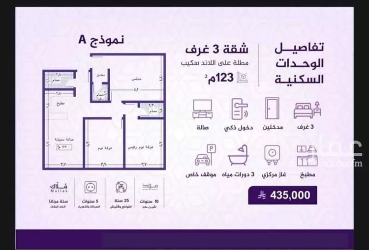 شقة للبيع في شارع احمد بن عيسى الرومي, حي الفيحاء, مدينة جدة, منطقة مكة المكرمة صورة 2
