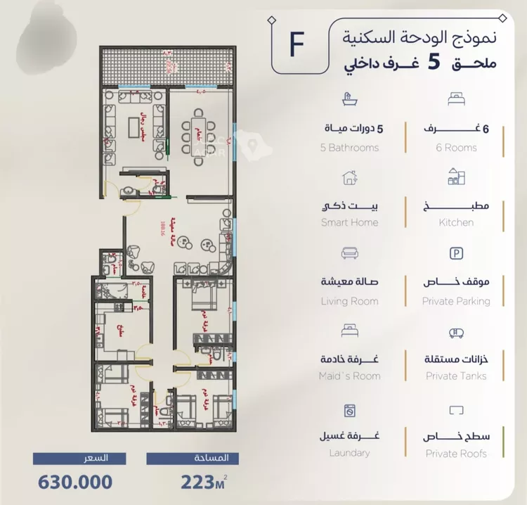 شقة للبيع في حي الياقوت, مدينة جدة, منطقة مكة المكرمة
