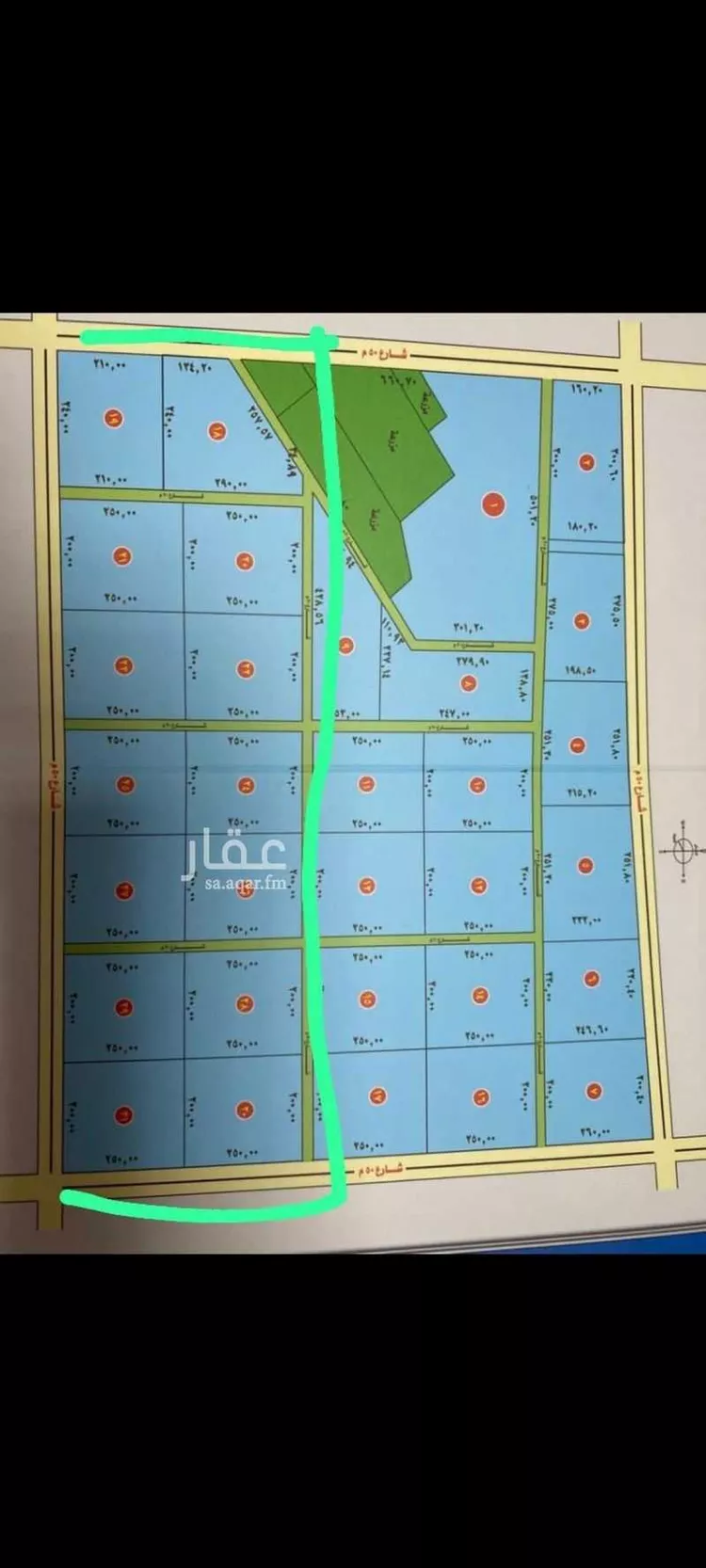 مزرعة للبيع في شارع محمد العربي التباني, حي البساتين, مدينة الخرج, منطقة الرياض