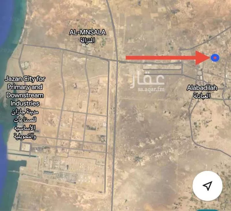أرض للإيجار في طريق الاندلس ، حي الخالدية ، بيش ، بيش