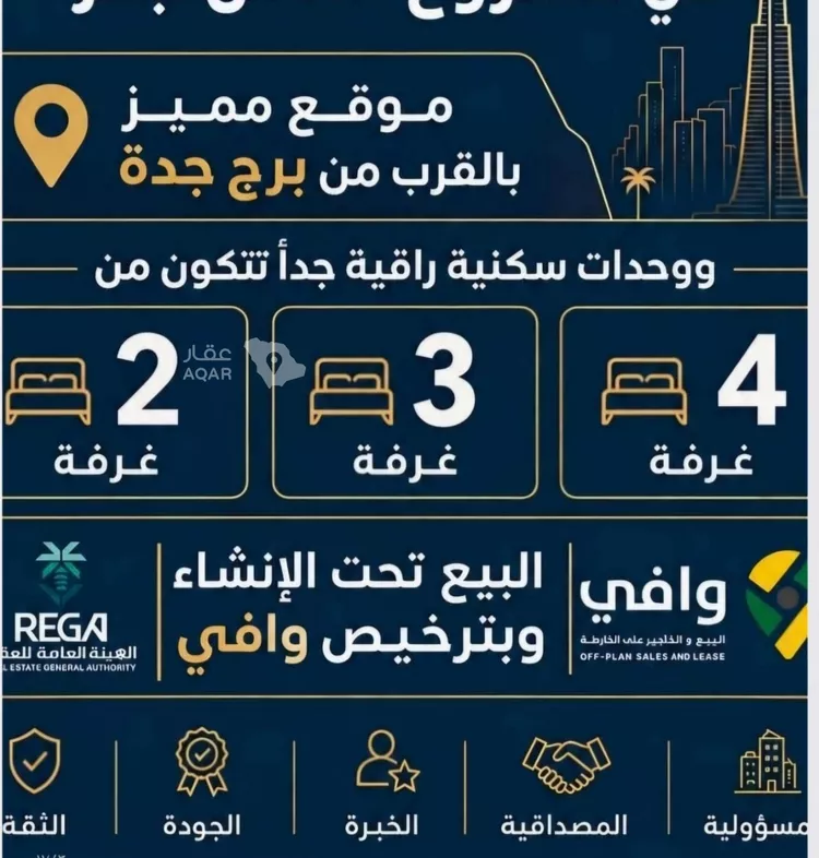 شقة للبيع في شارع عبد الرحمن بن سلمة, حي الياقوت, مدينة جدة, منطقة مكة المكرمة 2