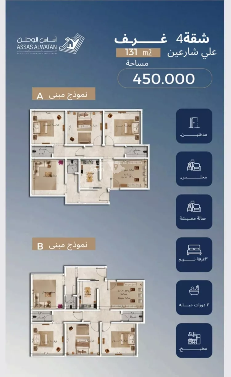 شقة للبيع في شارع عبد الرحمن بن سلمة, حي الياقوت, مدينة جدة, منطقة مكة المكرمة