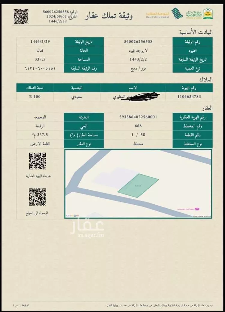 Land for Sale in Al Majmaah King Salman