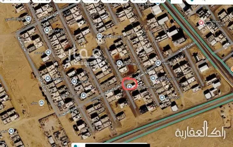 أرض للبيع في شارع الزيني بن ظهيره, حي الشفاء, مدينة تبوك, منطقة تبوك