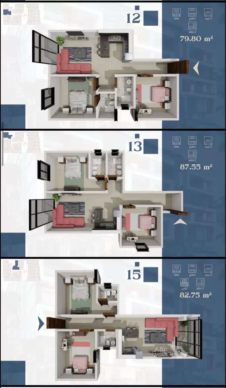 Apartment for Sale in Dammam As Saif صورة 2