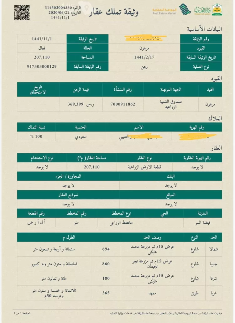 مزرعة للبيع في الرفاع ، الدوادمي