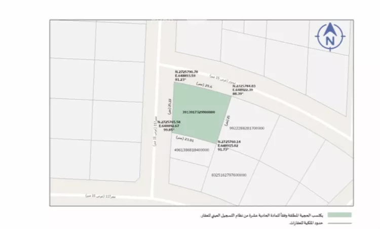 أرض للبيع في شارع عمير بن سنان بن عرفطة ، حي المهدية ، الرياض ، منطقة الرياض 3
