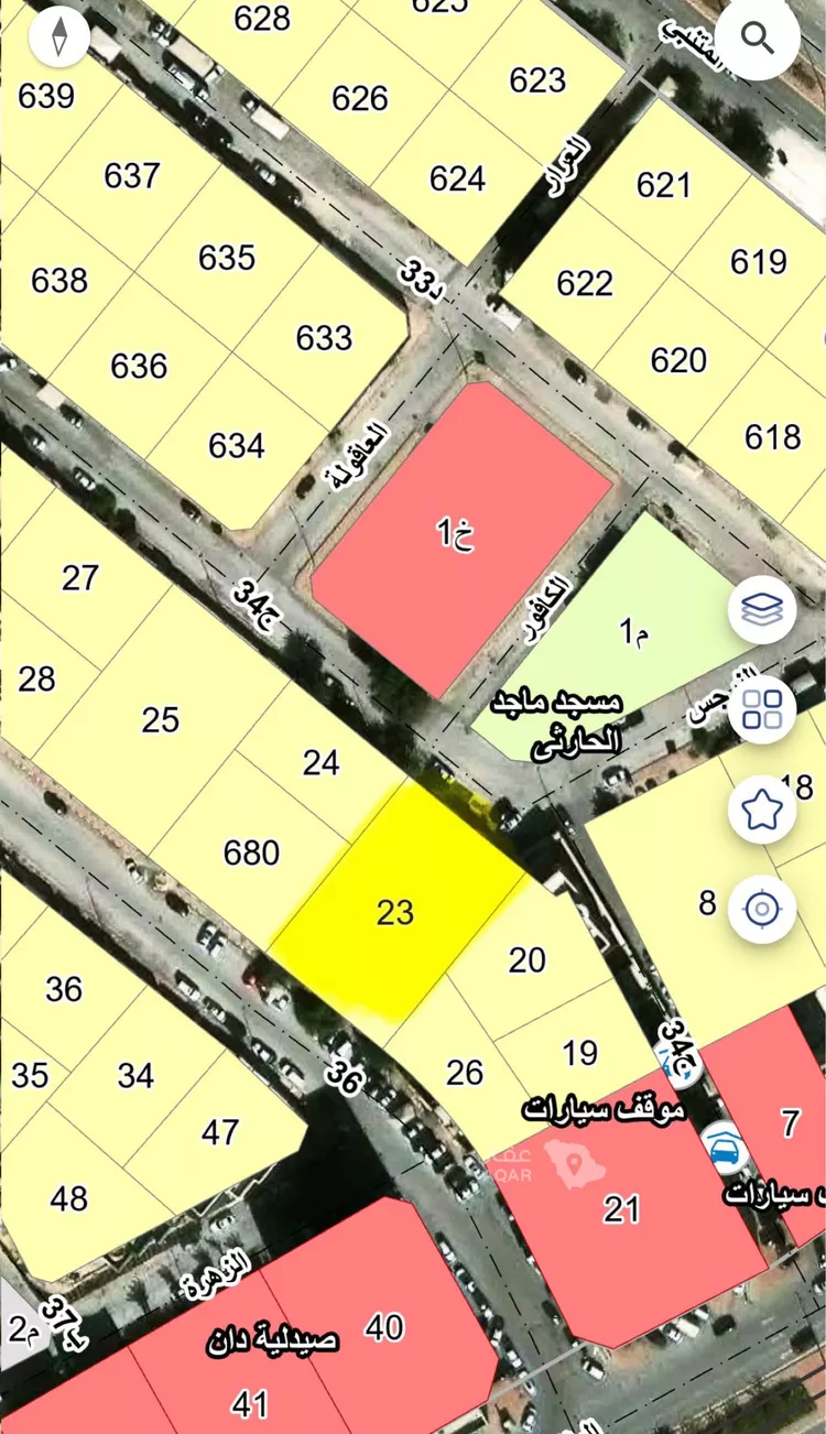 أرض للبيع في شارع 34ج, حي النورس, مدينة الدمام, المنطقة الشرقية